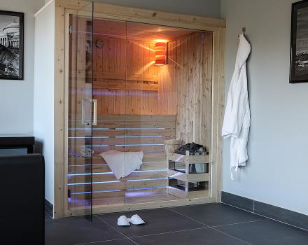 Wellness room with Finnish sauna in Naples - Best Western Hotel JFK